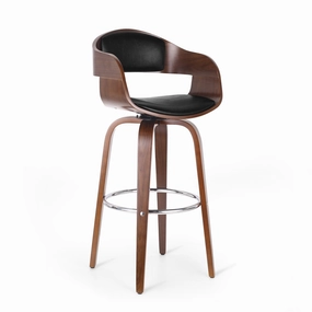 Mid-Century Modern Upholstered Swivel Barstool - NH071413 kitchen accessories, table linens