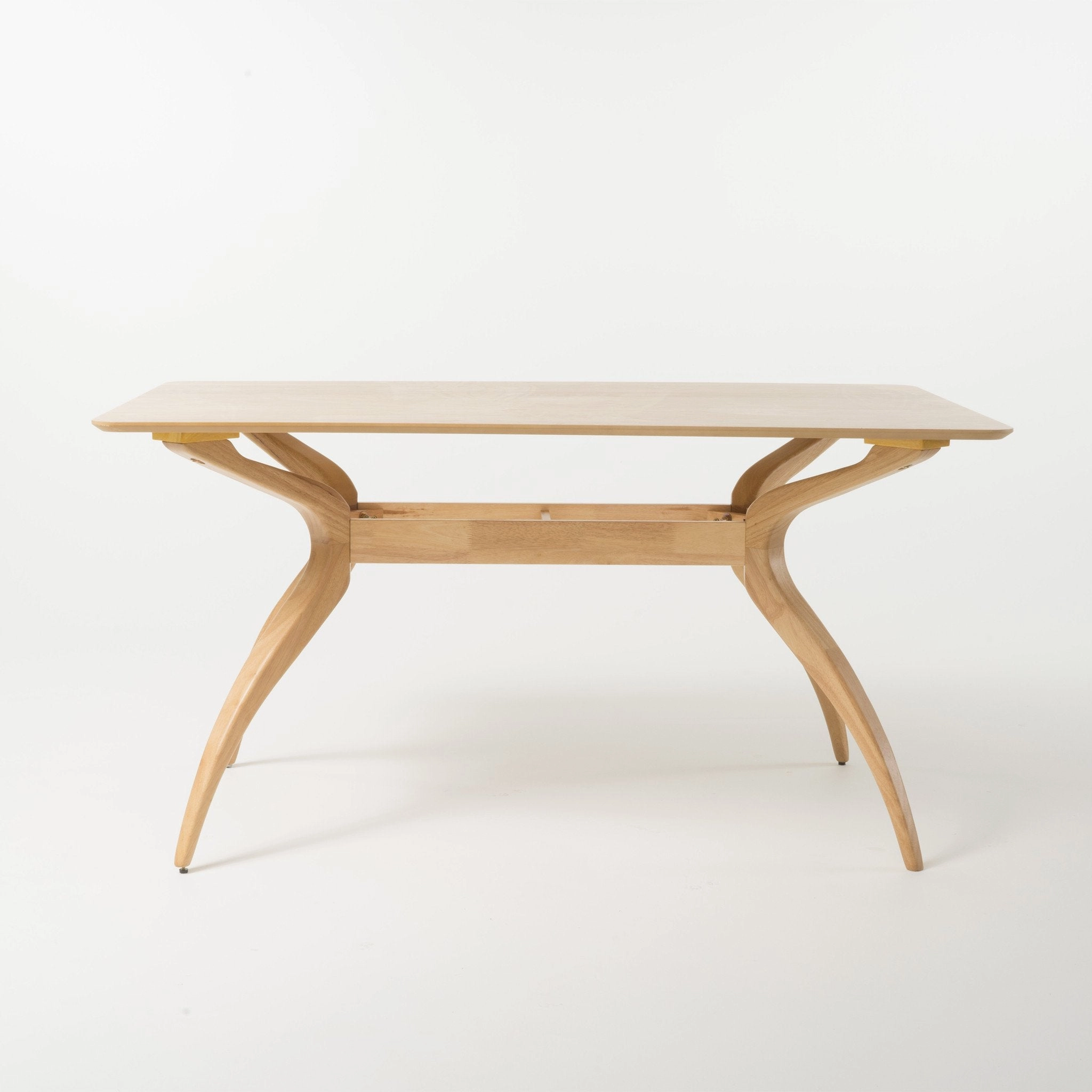 Mid Century Natural Oak Finish 5 Piece Dining Set - NH823992