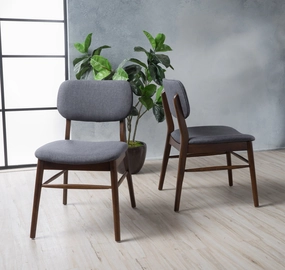 Mid Century Wood Finish Dining Chairs (Set of 2) - NH410003 kitchen accessories, table linens