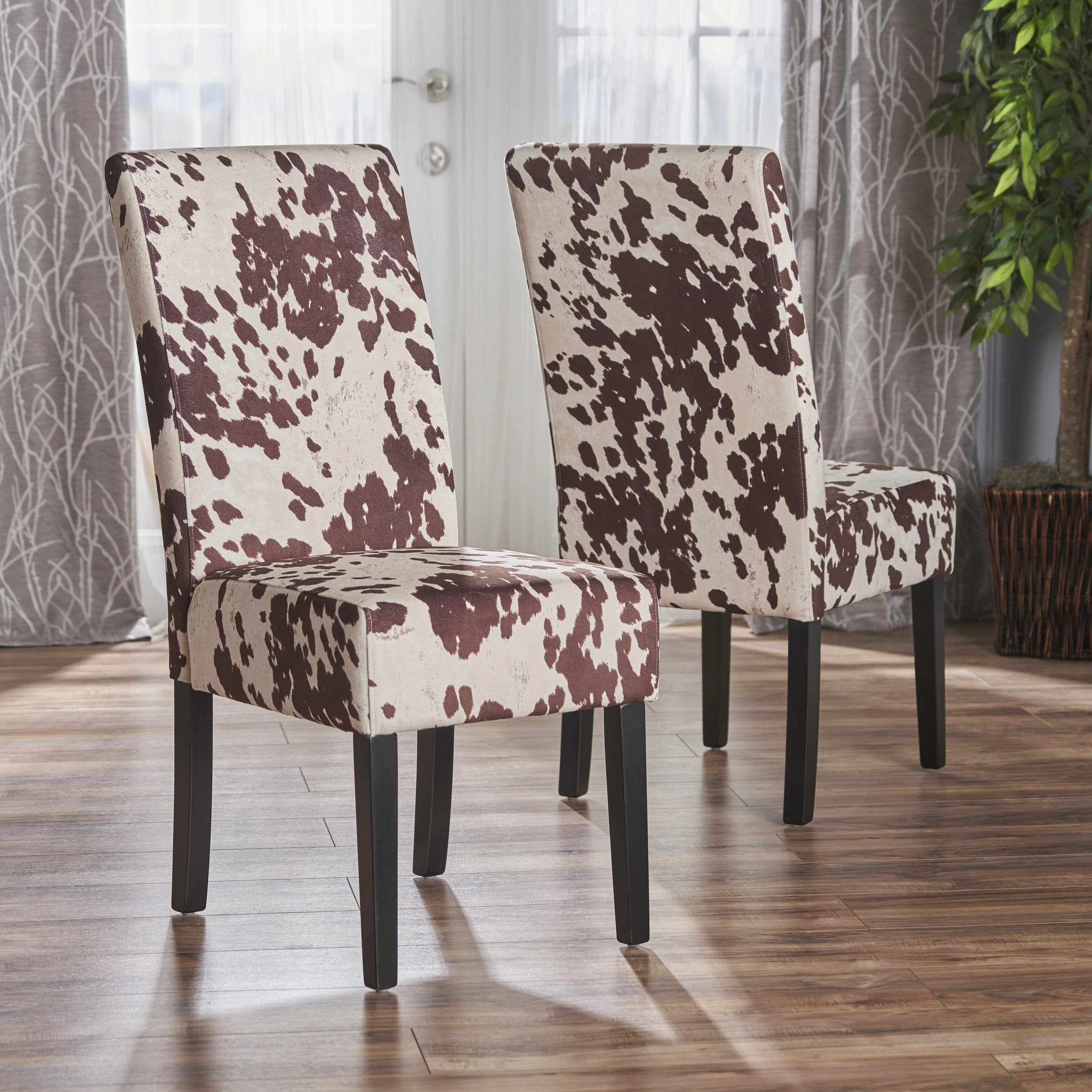 Milk Cow New Velvet Dining Chair (Set of 2) - NH838103 kitchen accessories, table linens