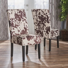 Milk Cow New Velvet Dining Chair (Set of 2) - NH838103 kitchen accessories, table linens