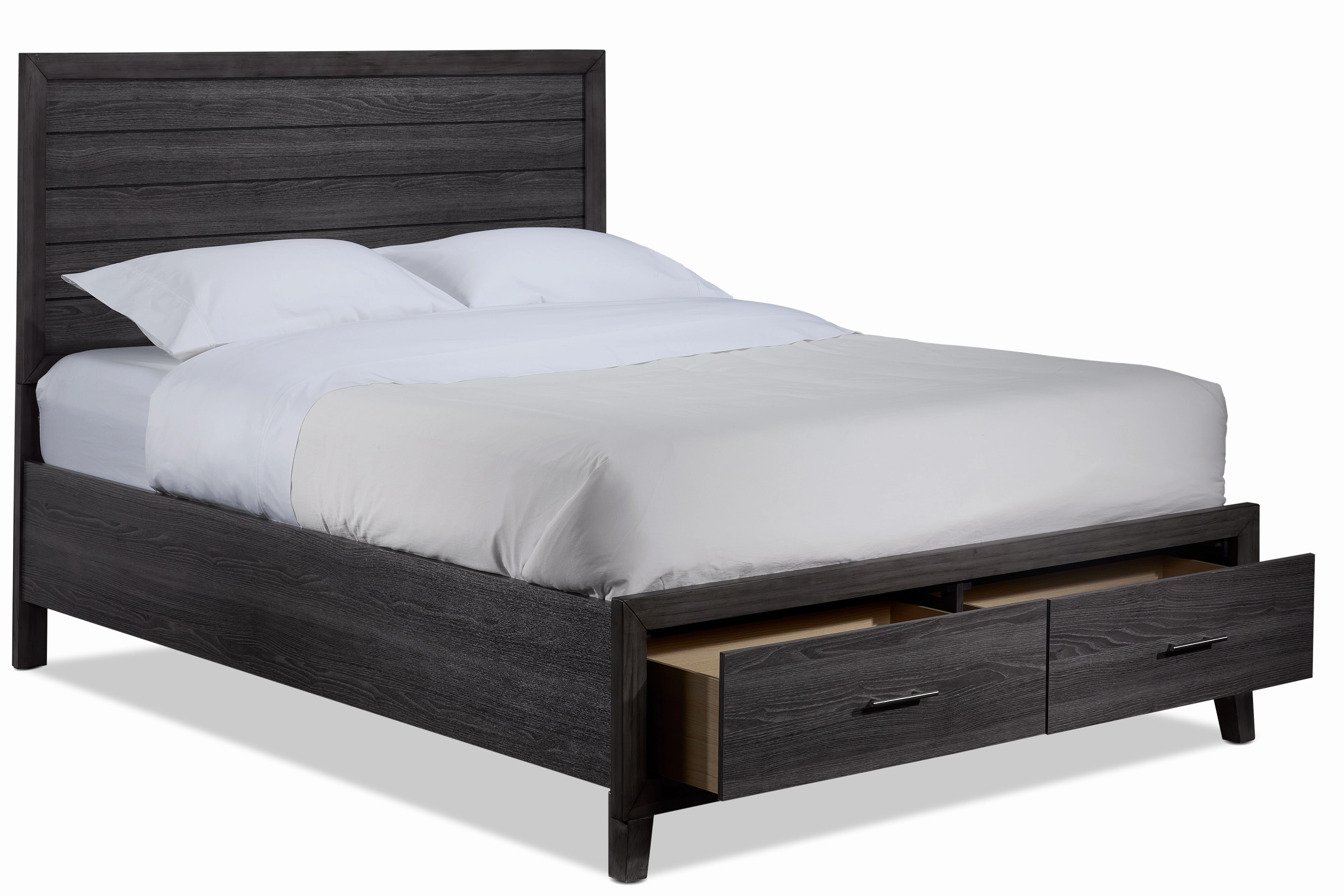 Miller 3-Piece Queen Storage Bed - Grey