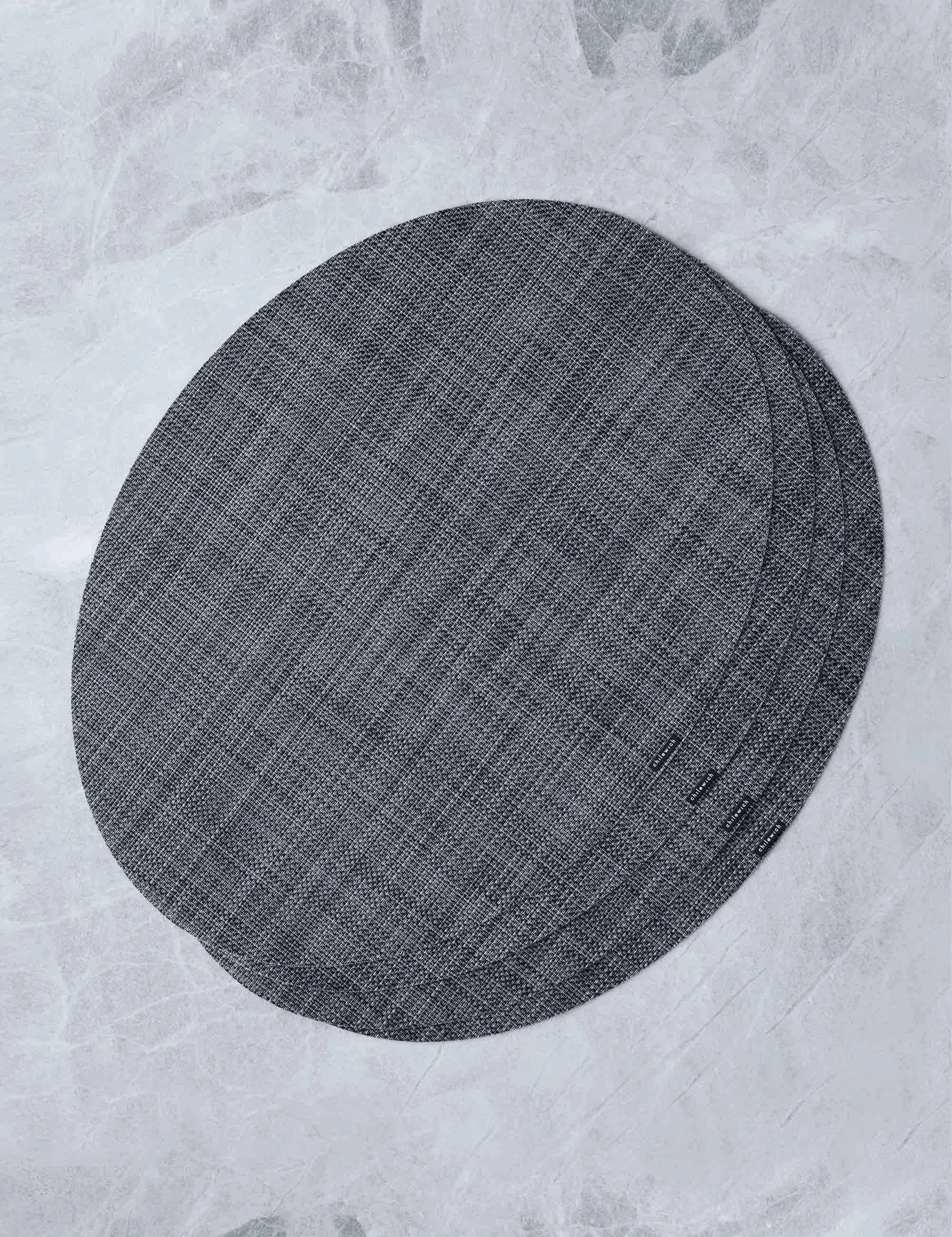 Mini Basketweave Oval Placemat (Set of 4) by Chilewich