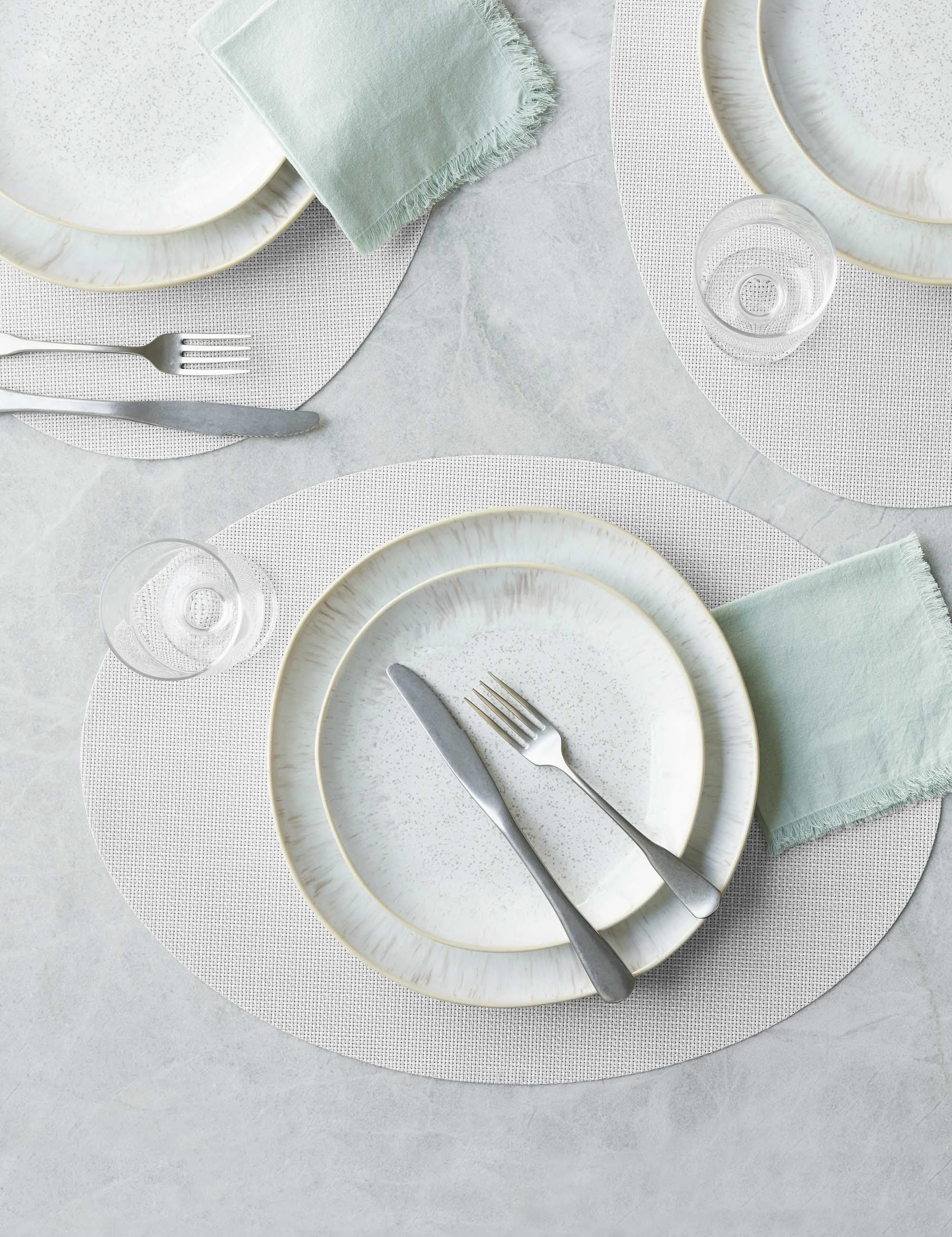 Mini Basketweave Oval Placemat (Set of 4) by Chilewich