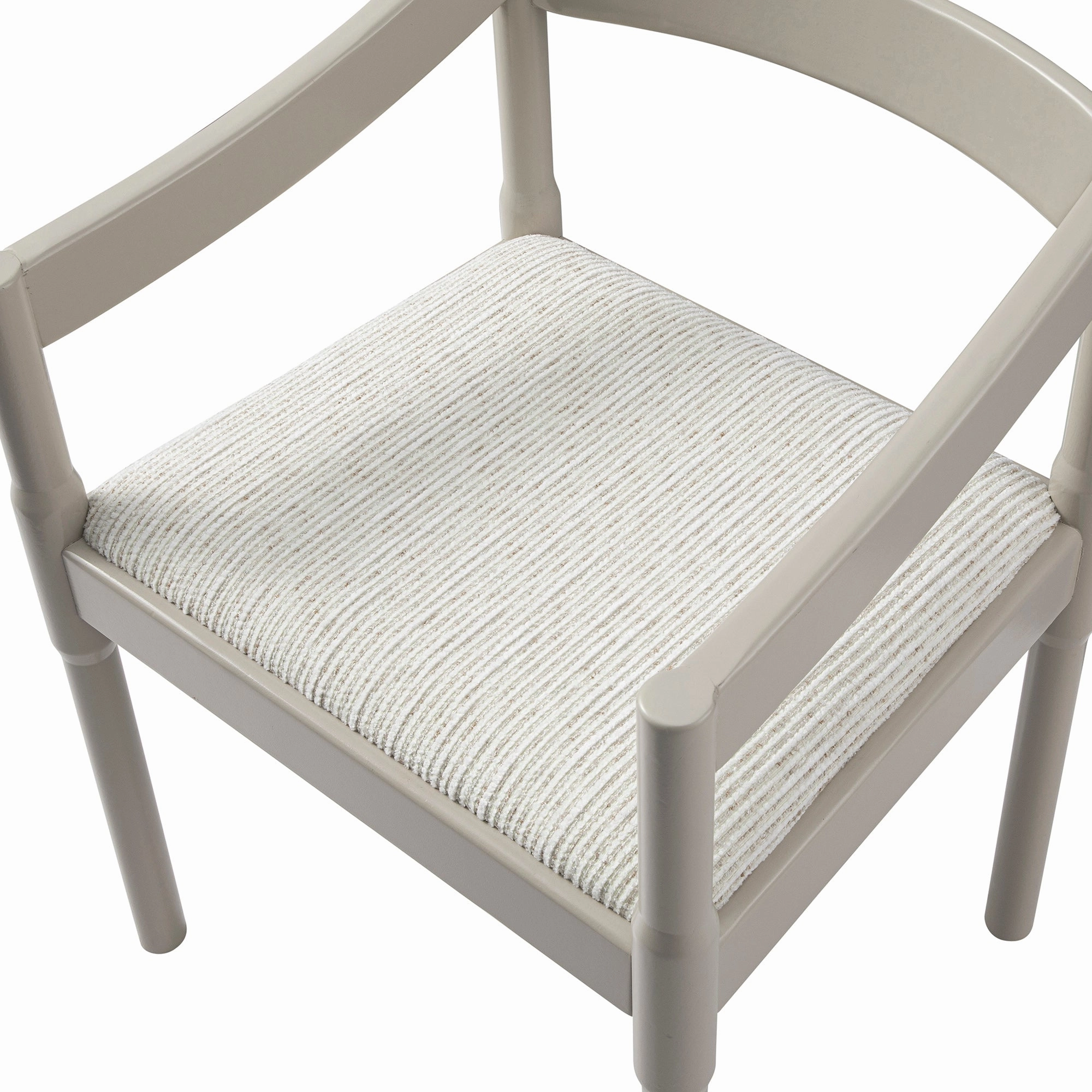 Minley 2-in-1 Carver Chair, Light Taupe High Gloss