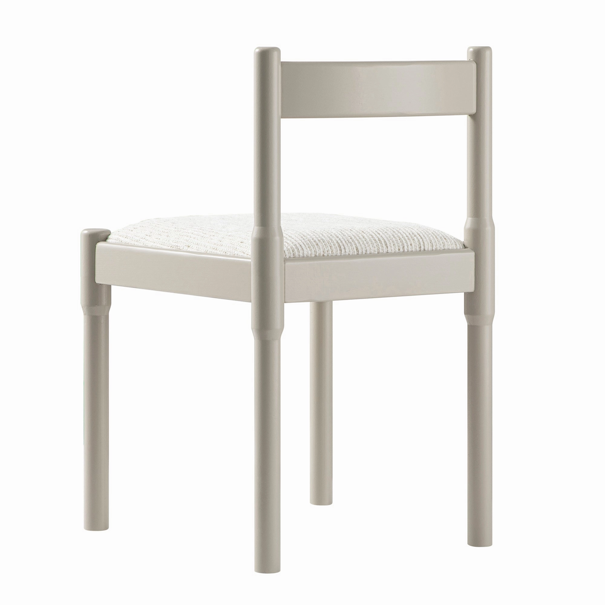 Minley 2-in-1 Dining Chair, Light Taupe High Gloss