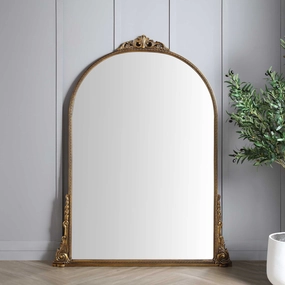Mirabel Full Length Mirror 186 x 144 cm, Antique Gold Effect