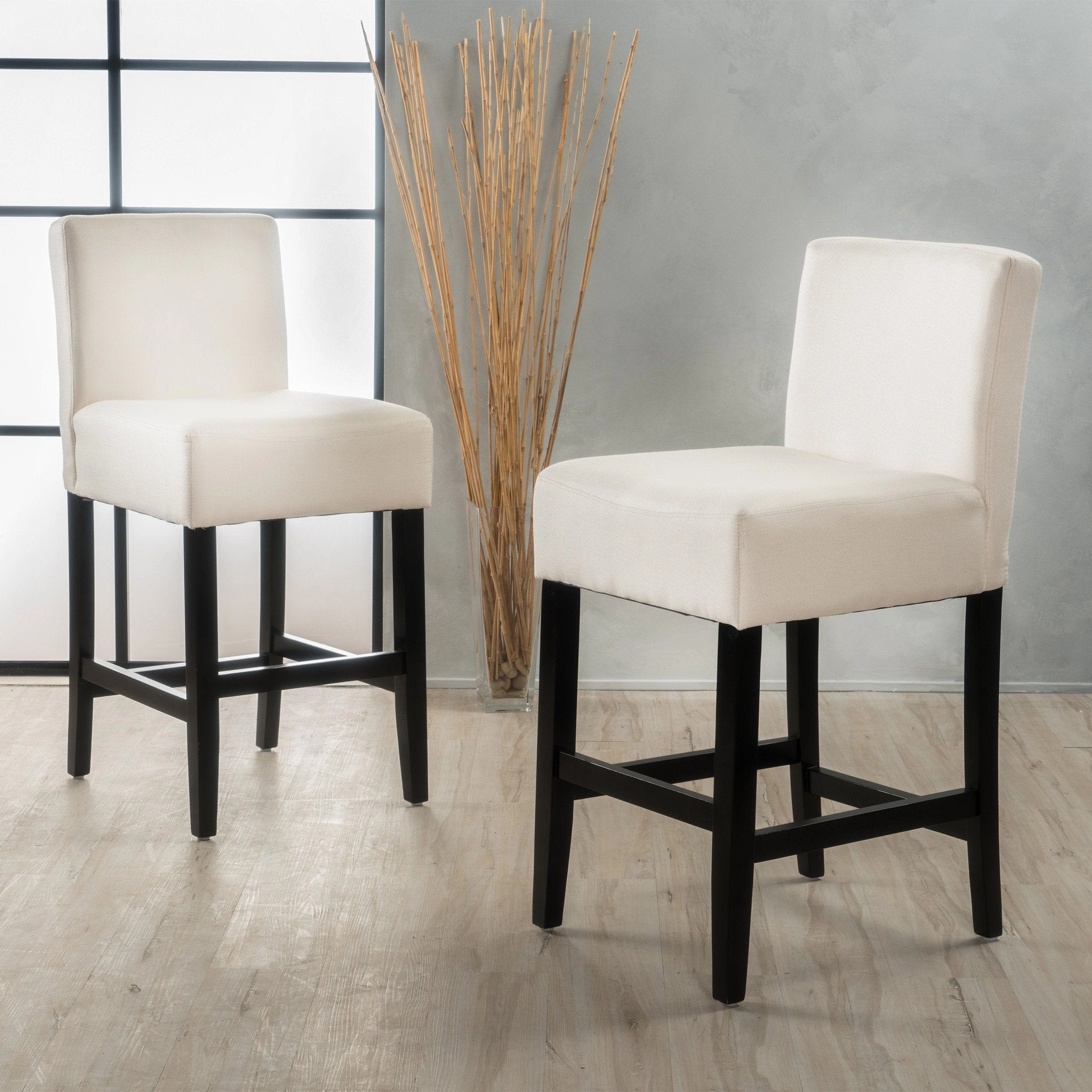 Modern 26-Inch Fabric Counter Stool (Set of 2) - NH684992 kitchen accessories, table linens