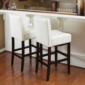Modern 26-Inch Leather Counter Stool (Set of 2) - NH225732 kitchen accessories, table linens