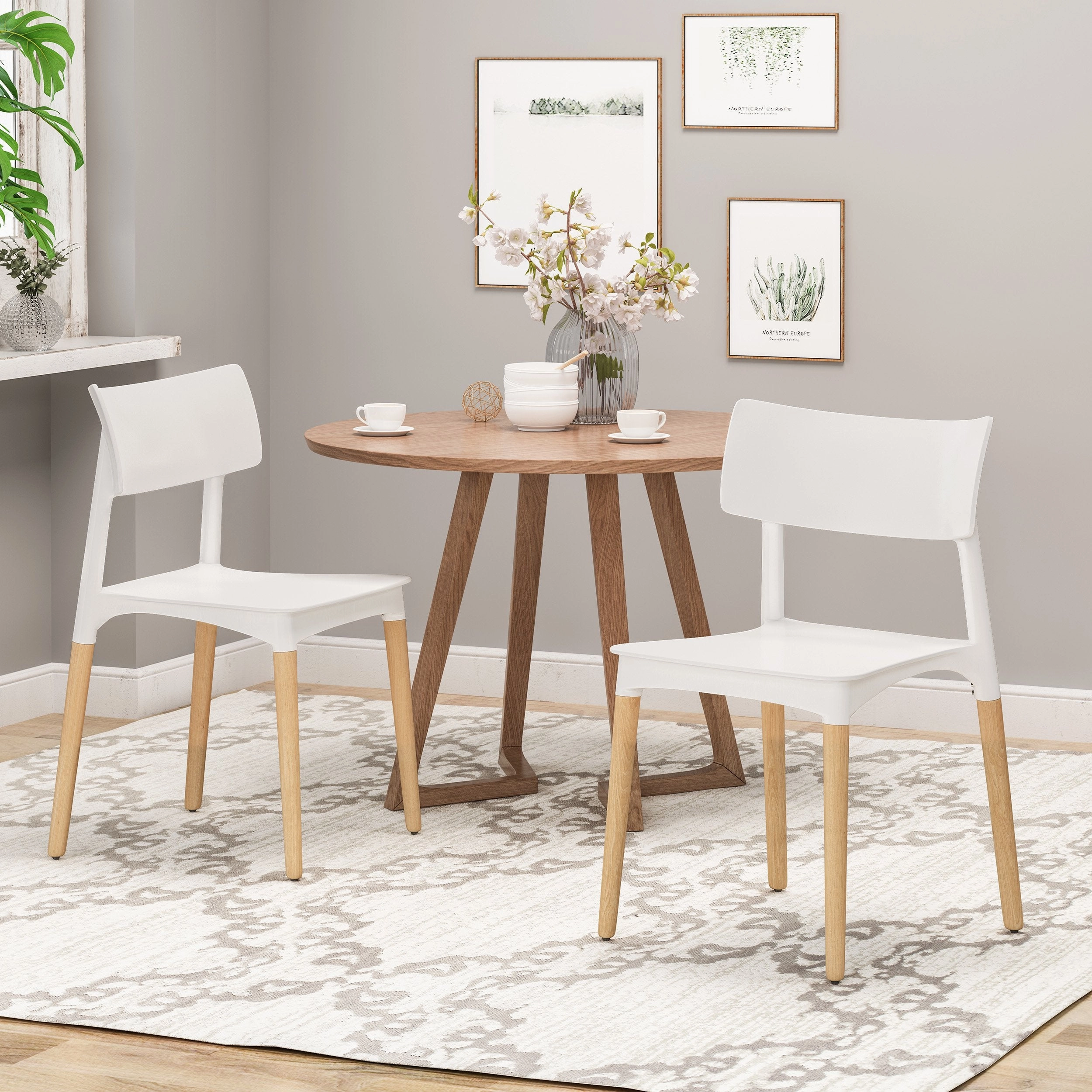 Modern Dining Chair with Beech Wood Legs (Set of 2) - NH849803 kitchen accessories, table linens