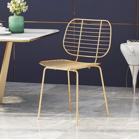Modern Glam Iron Dining Chair - NH803113 kitchen accessories, table linens