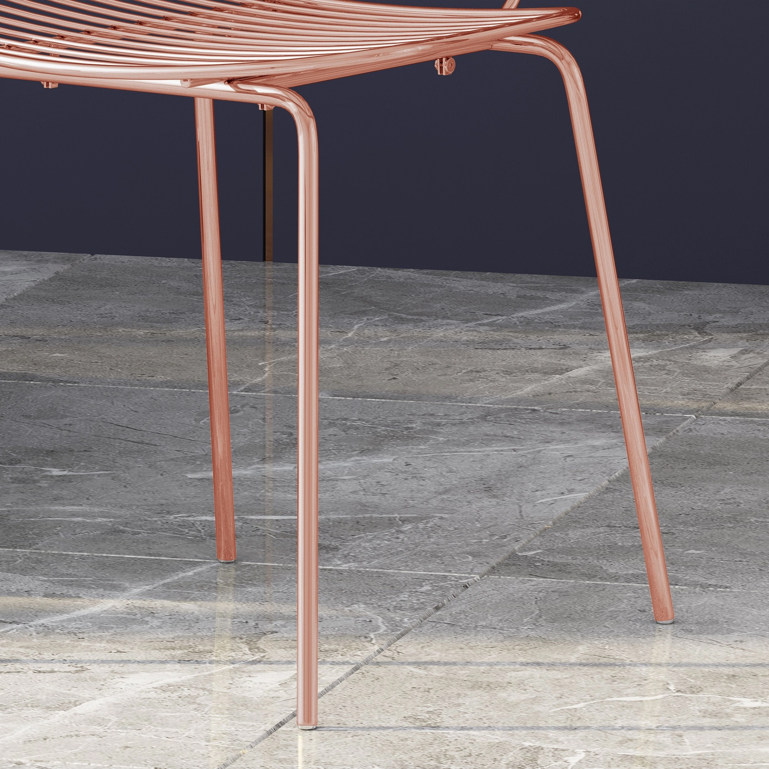 Modern Glam Iron Dining Chair - NH803113