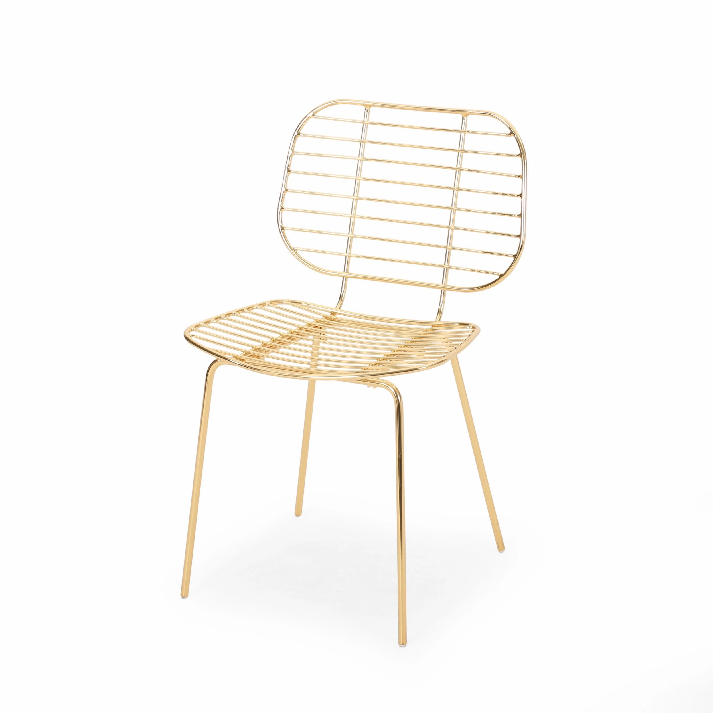Modern Glam Iron Dining Chair - NH803113