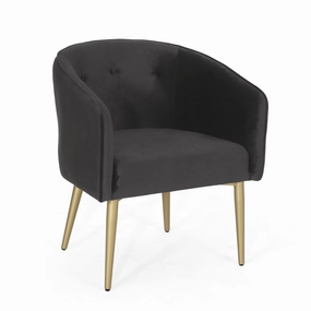 Modern Glam Tufted Velvet Dining Chair - NH884413 kitchen accessories, table linens