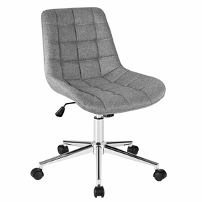 Modern Home Office Chair, Fabric Armless Leisure Chair office supplies, stationery