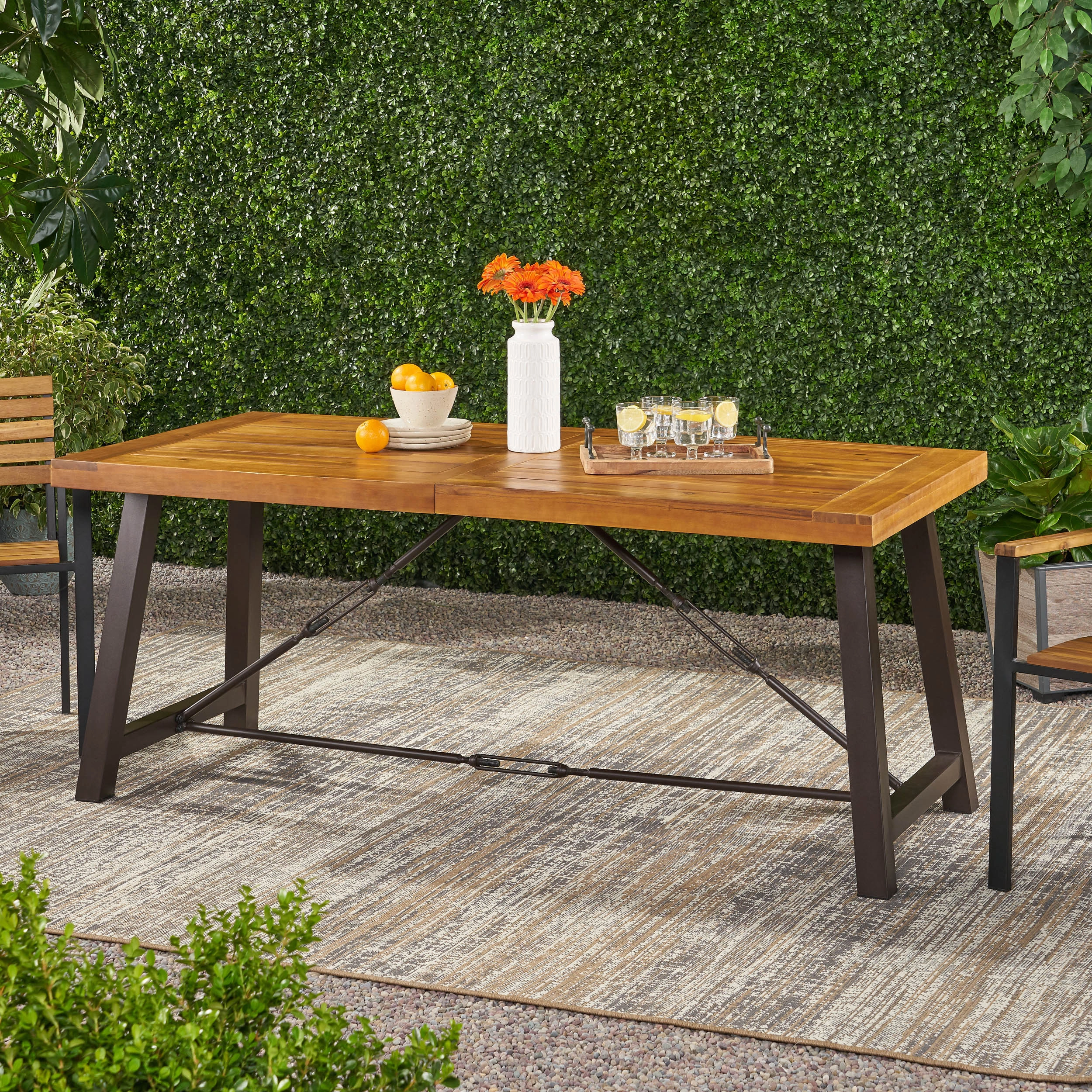 Modern Industrial Dining Table - NH852213 outdoor lounge chair, patio sofa