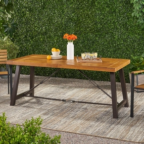 Modern Industrial Dining Table - NH852213 outdoor lounge chair, patio sofa