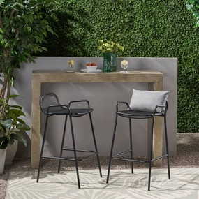 Modern Iron Barstool (Set of 2) - NH418013 outdoor lounge chair, patio sofa