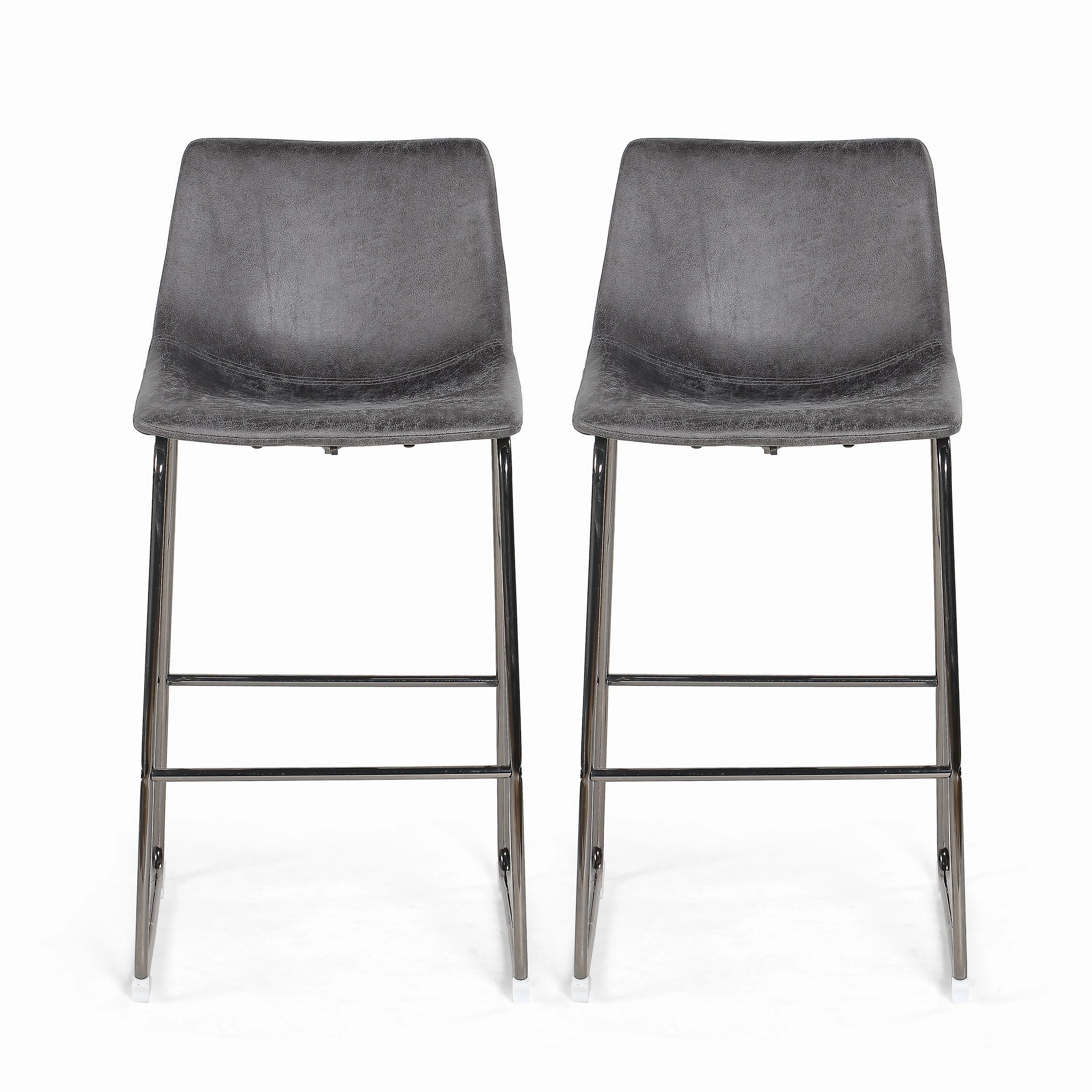 Modern Microfiber Bar Stool - NH481113