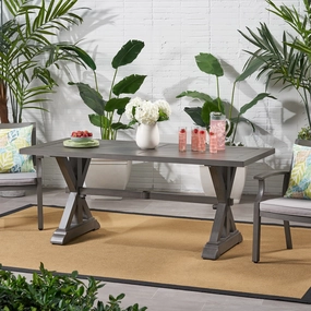 Modern Outdoor Aluminum Dining Table - NH482013 outdoor lounge chair, patio sofa