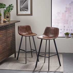 Modern Upholstered Bar Stool (Set of 2) - NH604892 kitchen accessories, table linens
