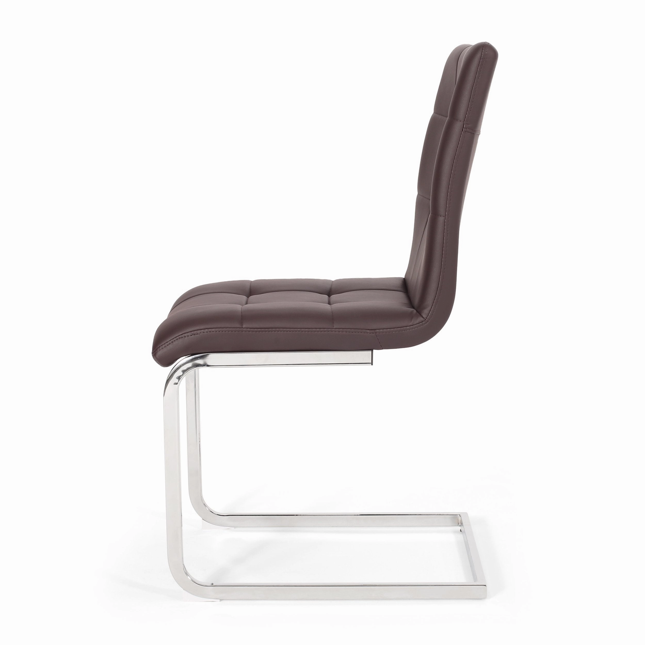 Modern Upholstered Waffle Stitch Dining Chairs, Set of 2 - NH795413