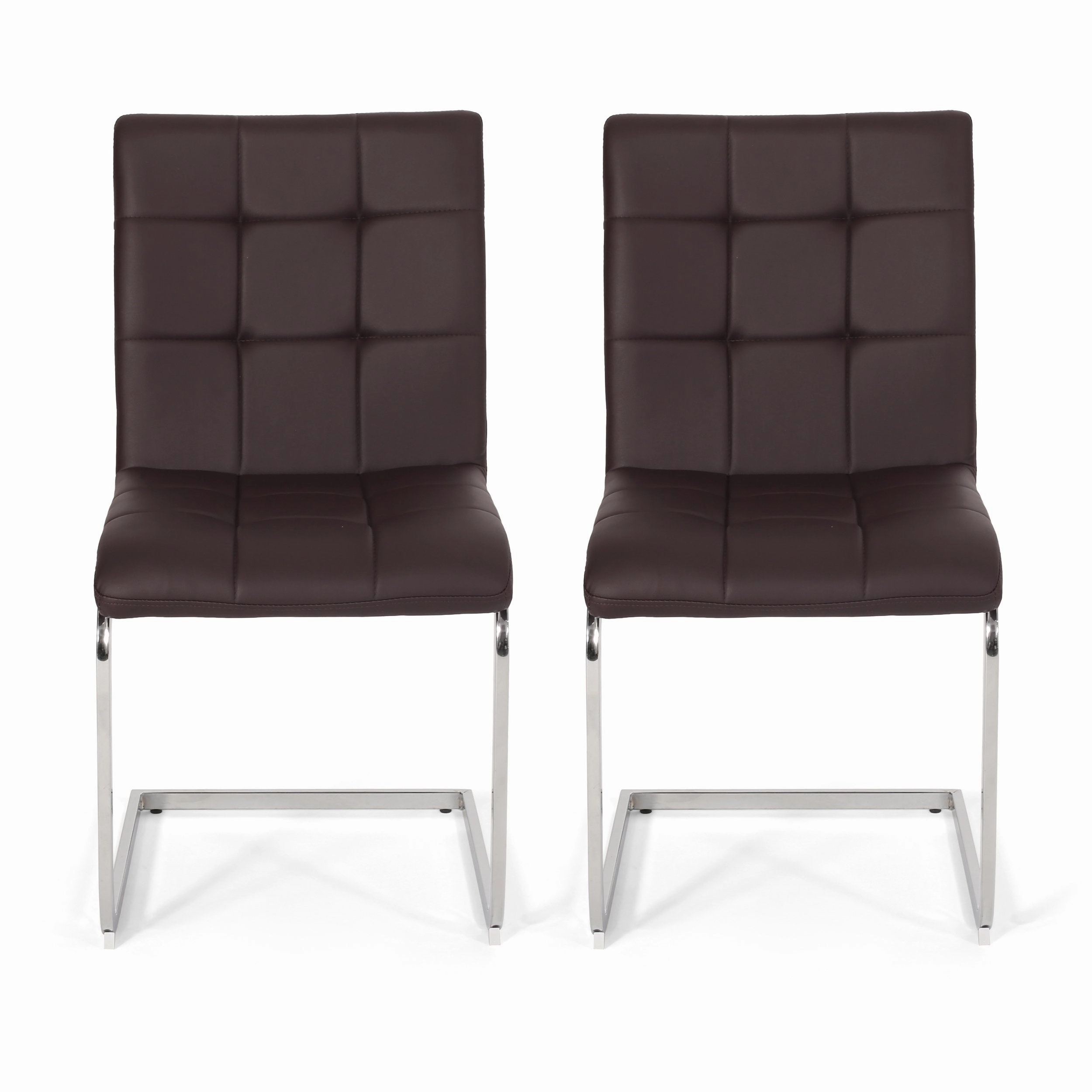 Modern Upholstered Waffle Stitch Dining Chairs, Set of 2 - NH795413 kitchen accessories, table linens