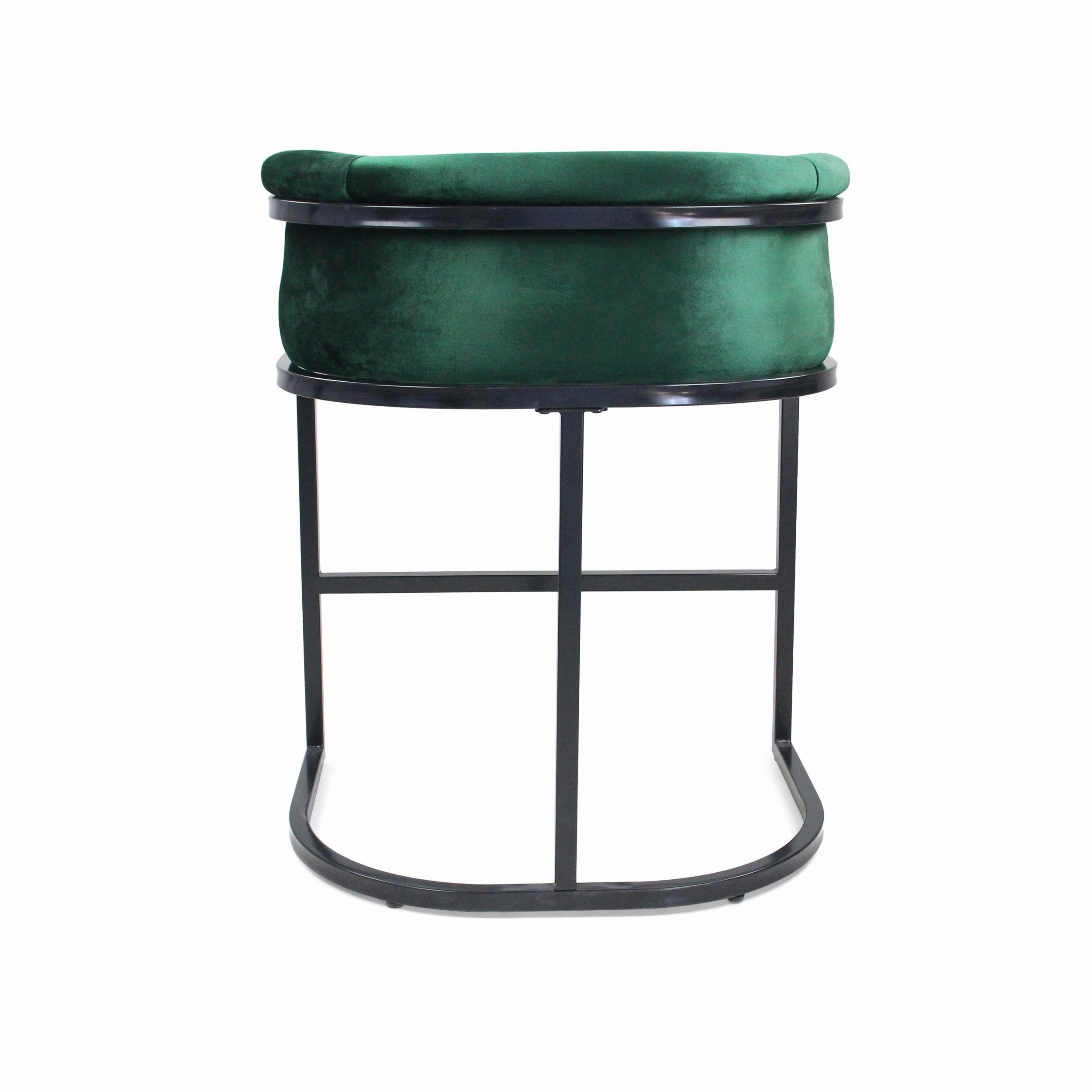 Modern Wide Bucket Upholstered Barstool - NH082603
