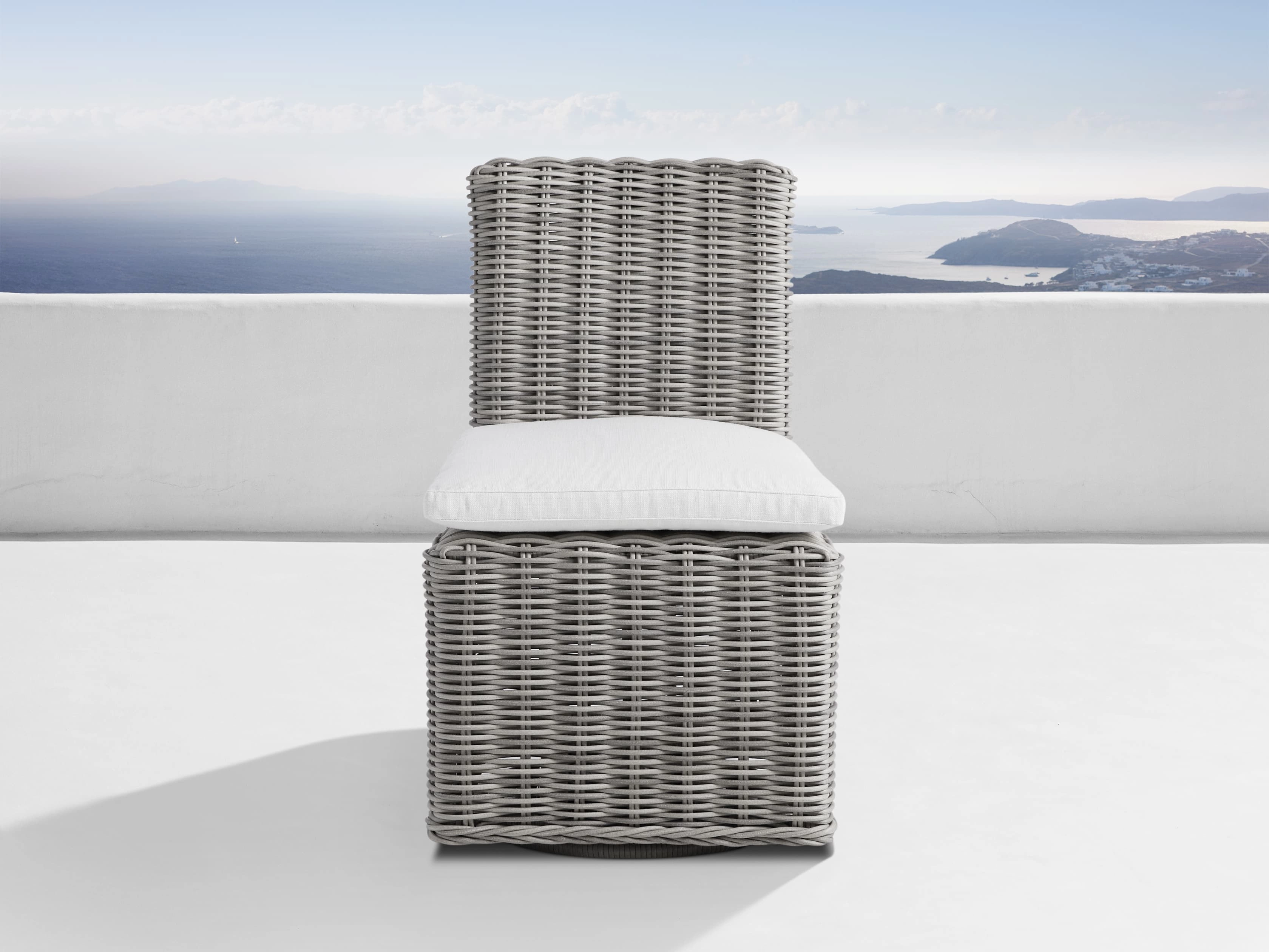 Montauk Outdoor Swivel Dining Side Chair