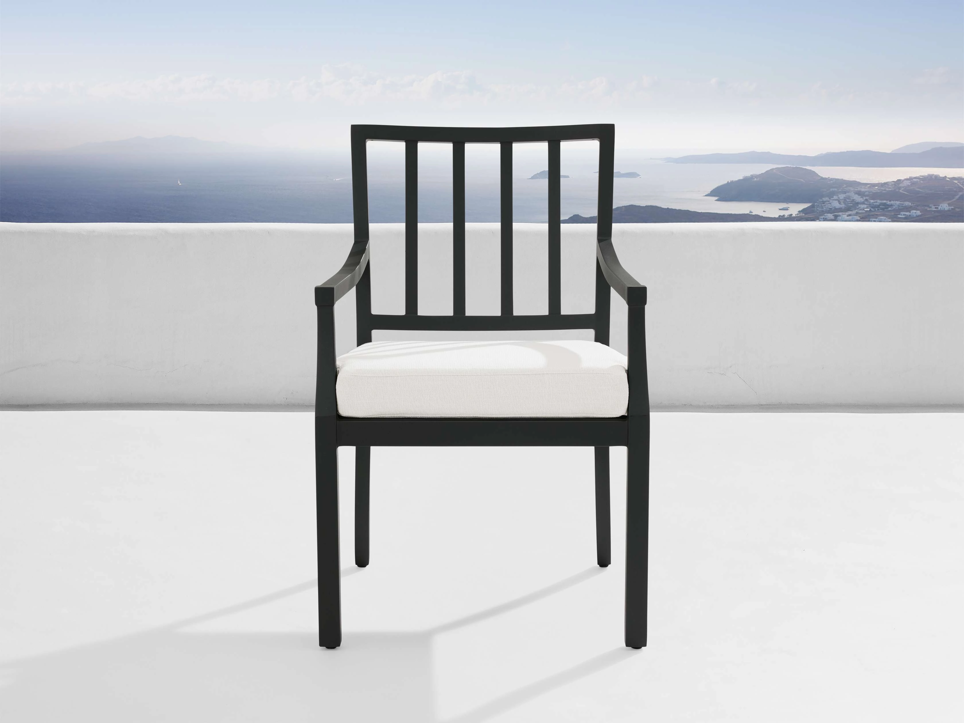 Montego Outdoor Aluminum Dining Arm Chair