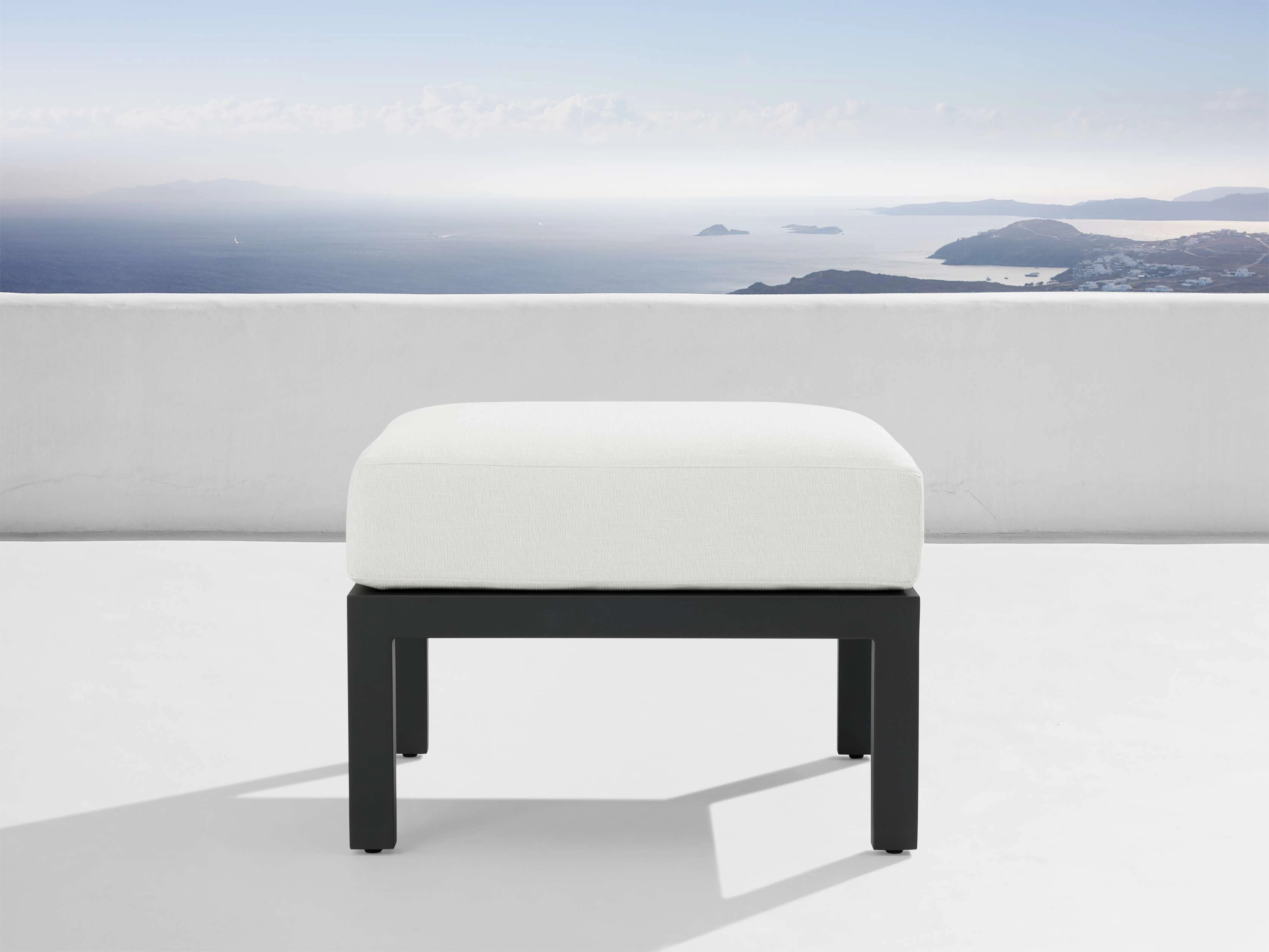 Montego Outdoor Aluminum Ottoman