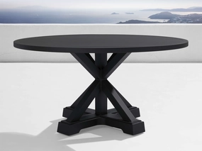 Montego Outdoor Aluminum Round Dining Table