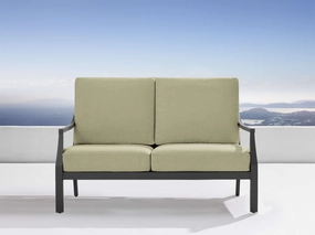 Montego Outdoor Aluminum Sofa in Eden Sage