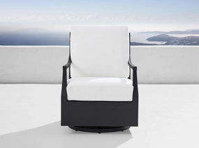 Montego Outdoor Aluminum Swivel Chair
