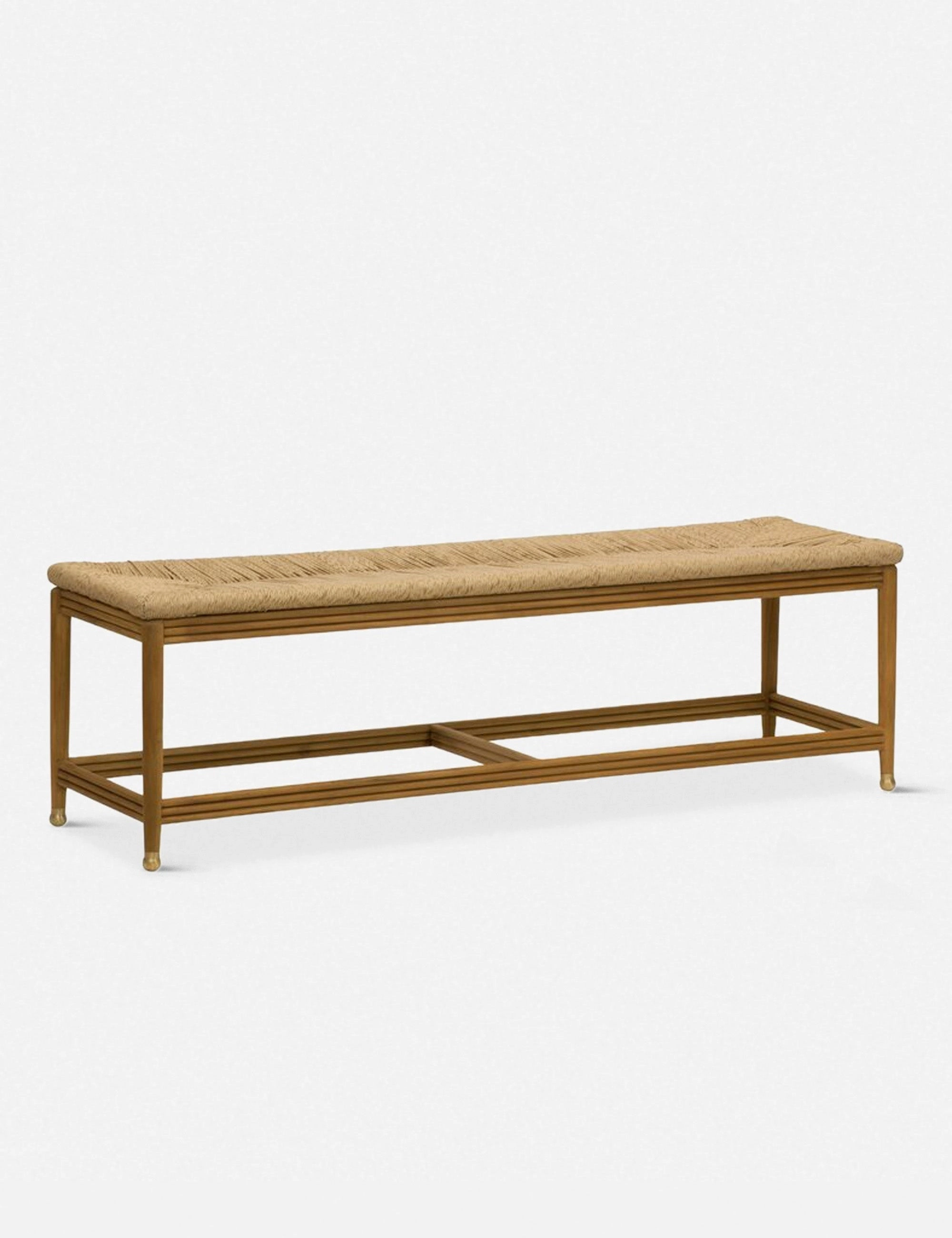 Morris & Co. Kelmscott Rush Indoor / Outdoor Bench