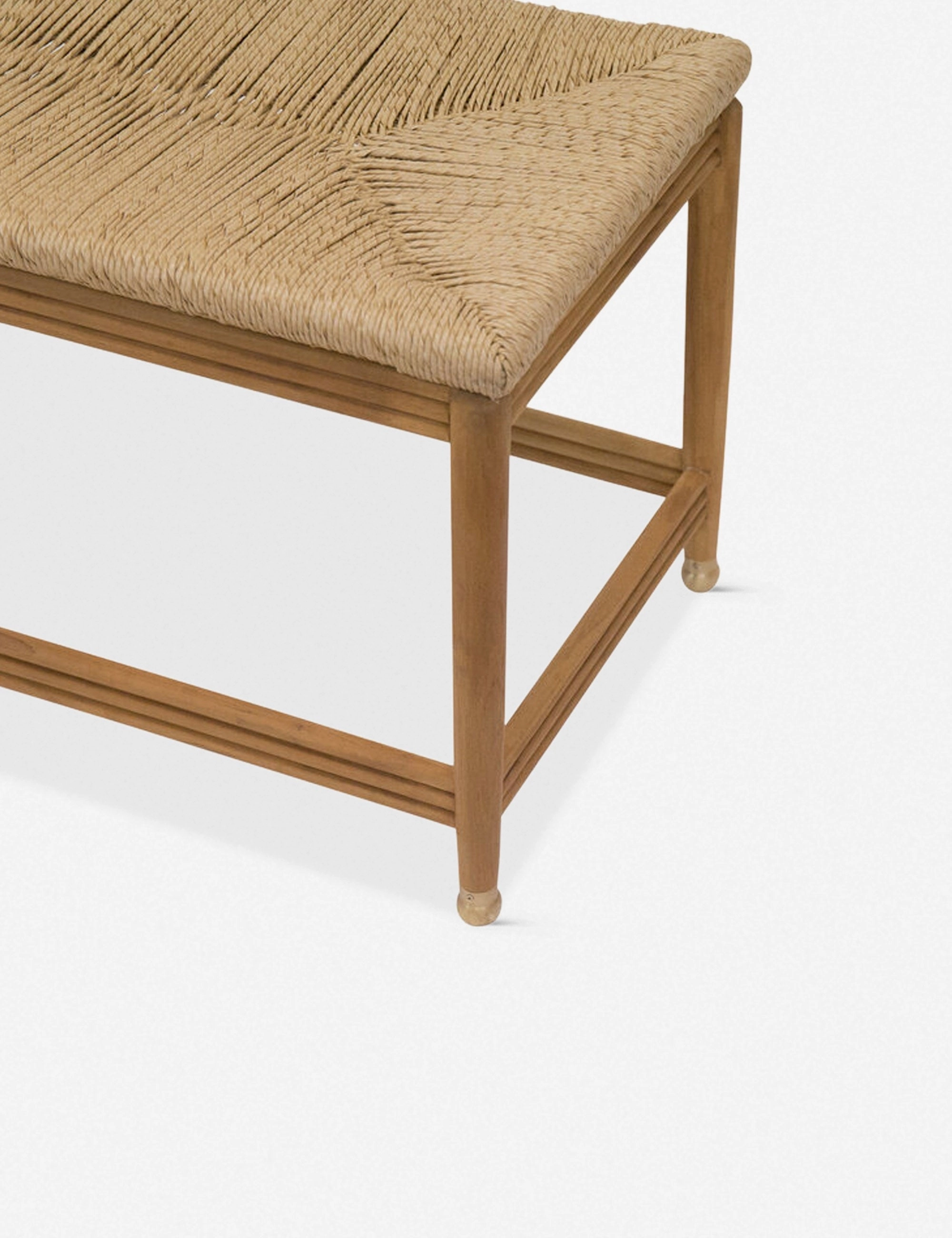 Morris & Co. Kelmscott Rush Indoor / Outdoor Bench