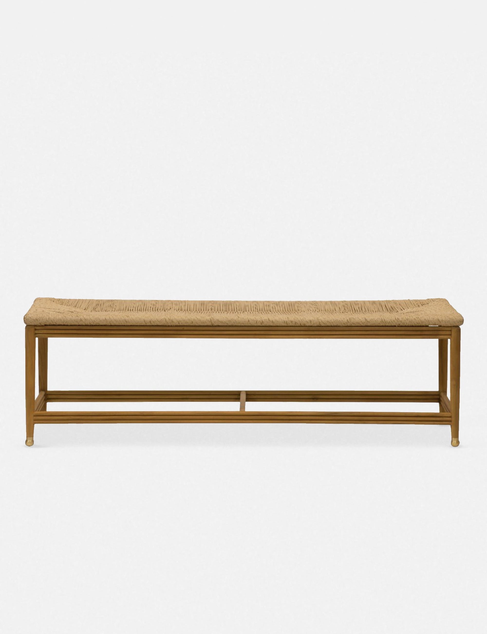 Morris & Co. Kelmscott Rush Indoor / Outdoor Bench