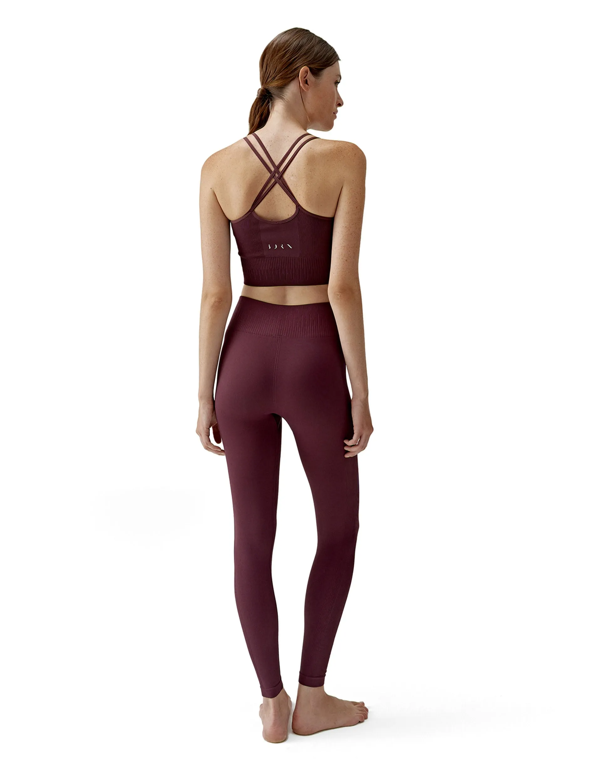 Naia Legging - Dark Cherry