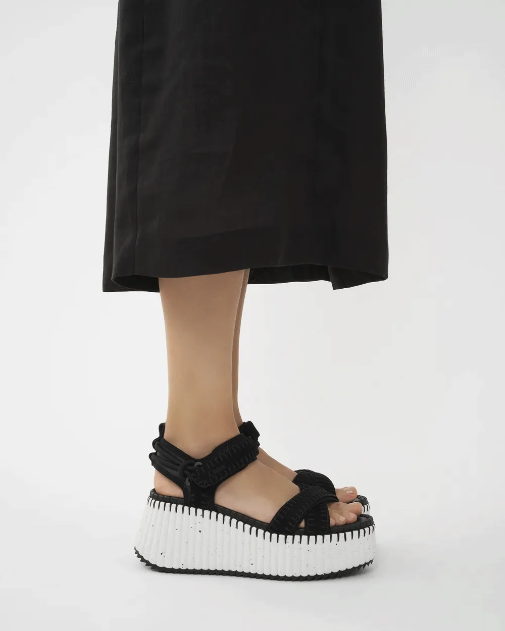 Nama Platform Sandal in Black