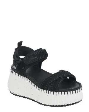 Nama Platform Sandal in Black