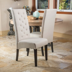 Natural Linen Dining Chair (Set of 2) - NH358812 kitchen accessories, table linens
