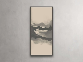 Neutral Horizon IV Framed Print