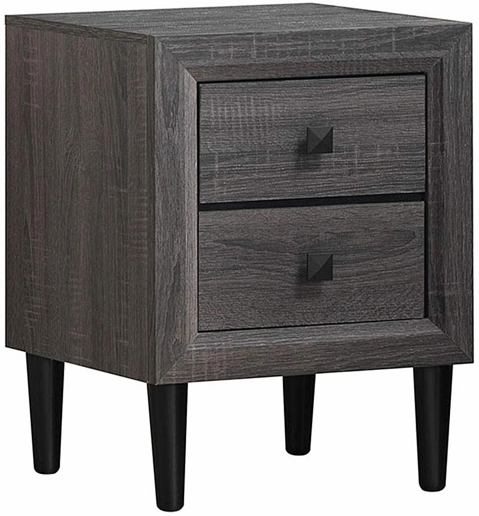 Nightstand Wooden W/Two Storage Drawers and Handles office chair, ergonomic chair