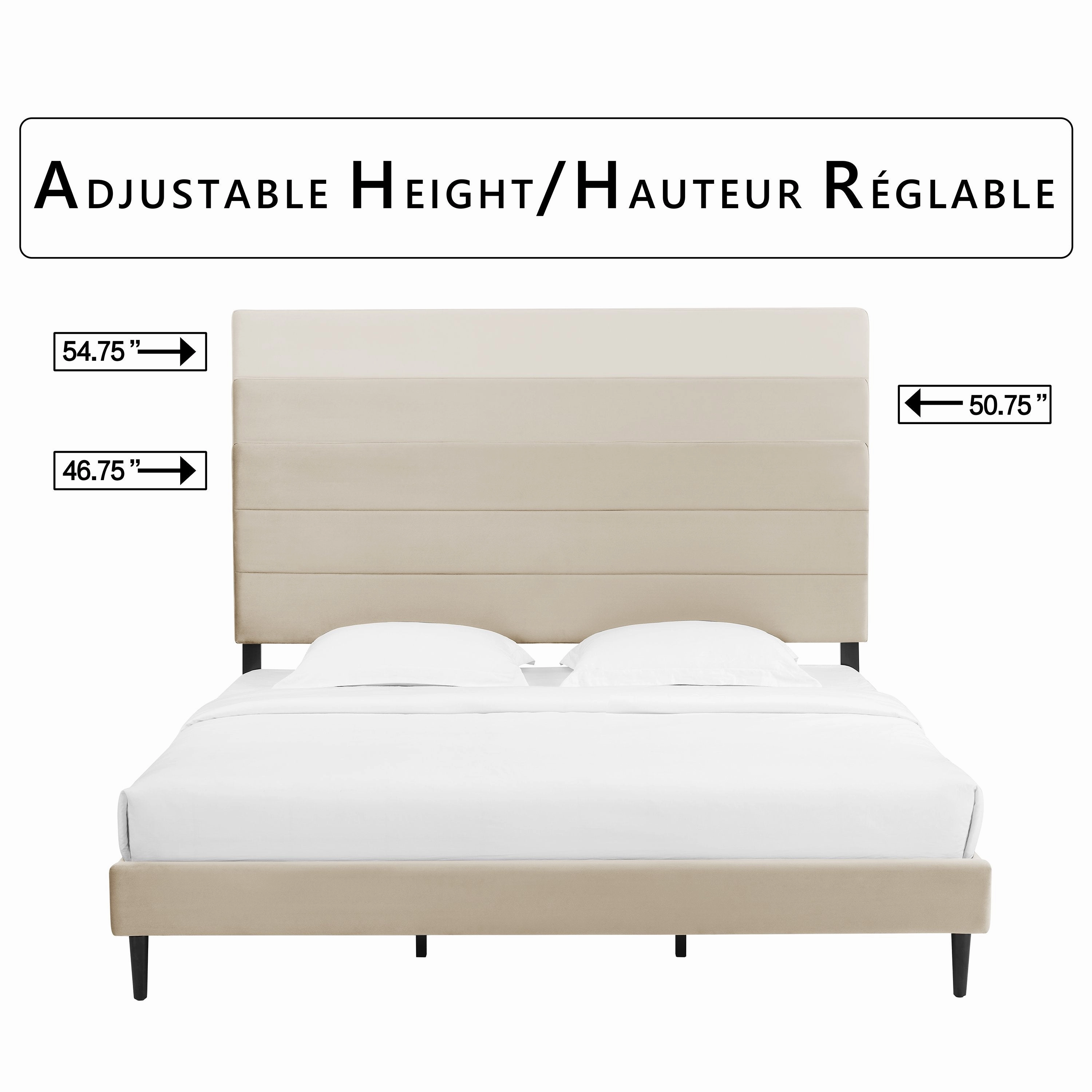 Nori 3-Piece King Bed - Beige