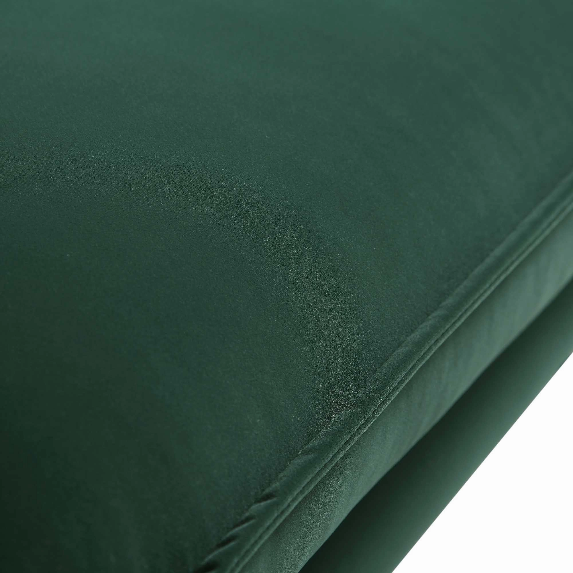 Obriel Forest Green Velvet Armchair