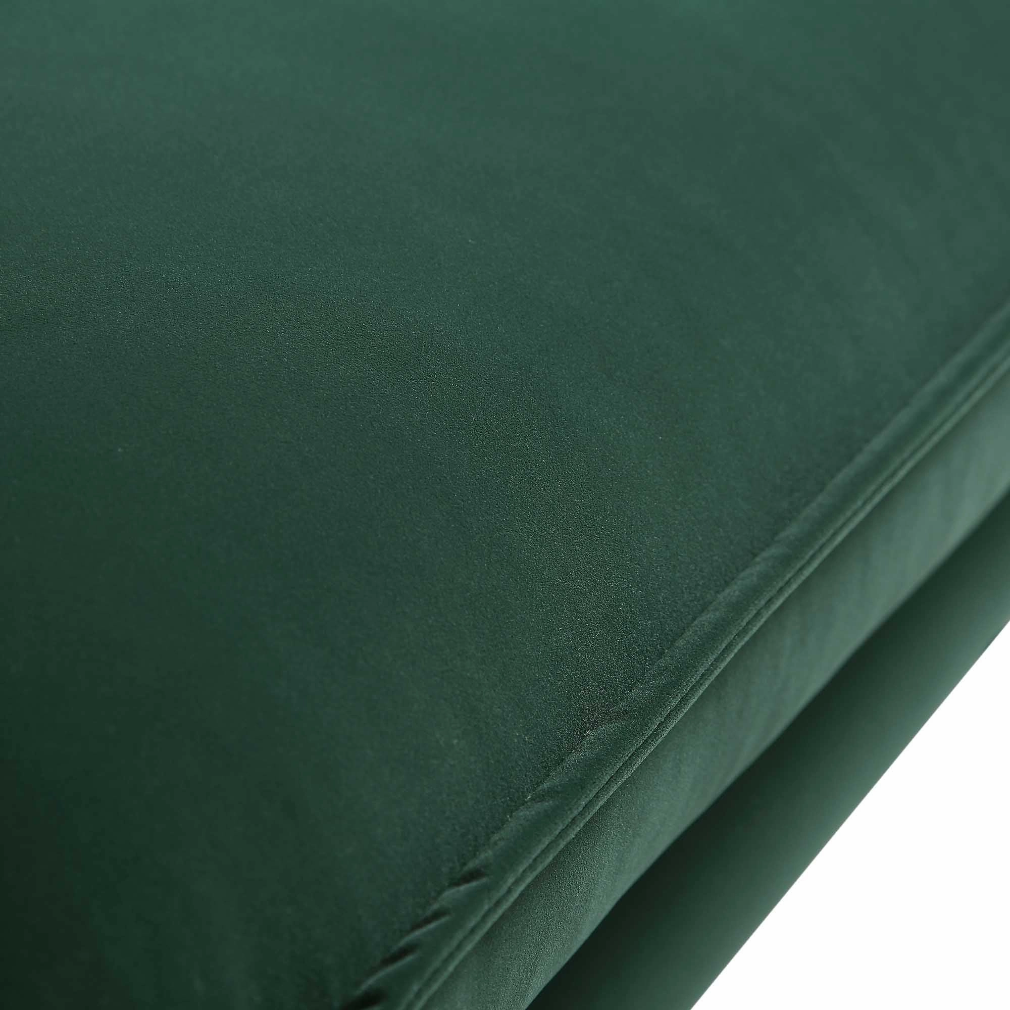 Obriel Forest Green Velvet Armchair