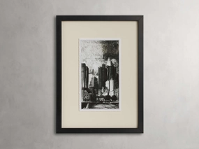 On the Street Framed Print