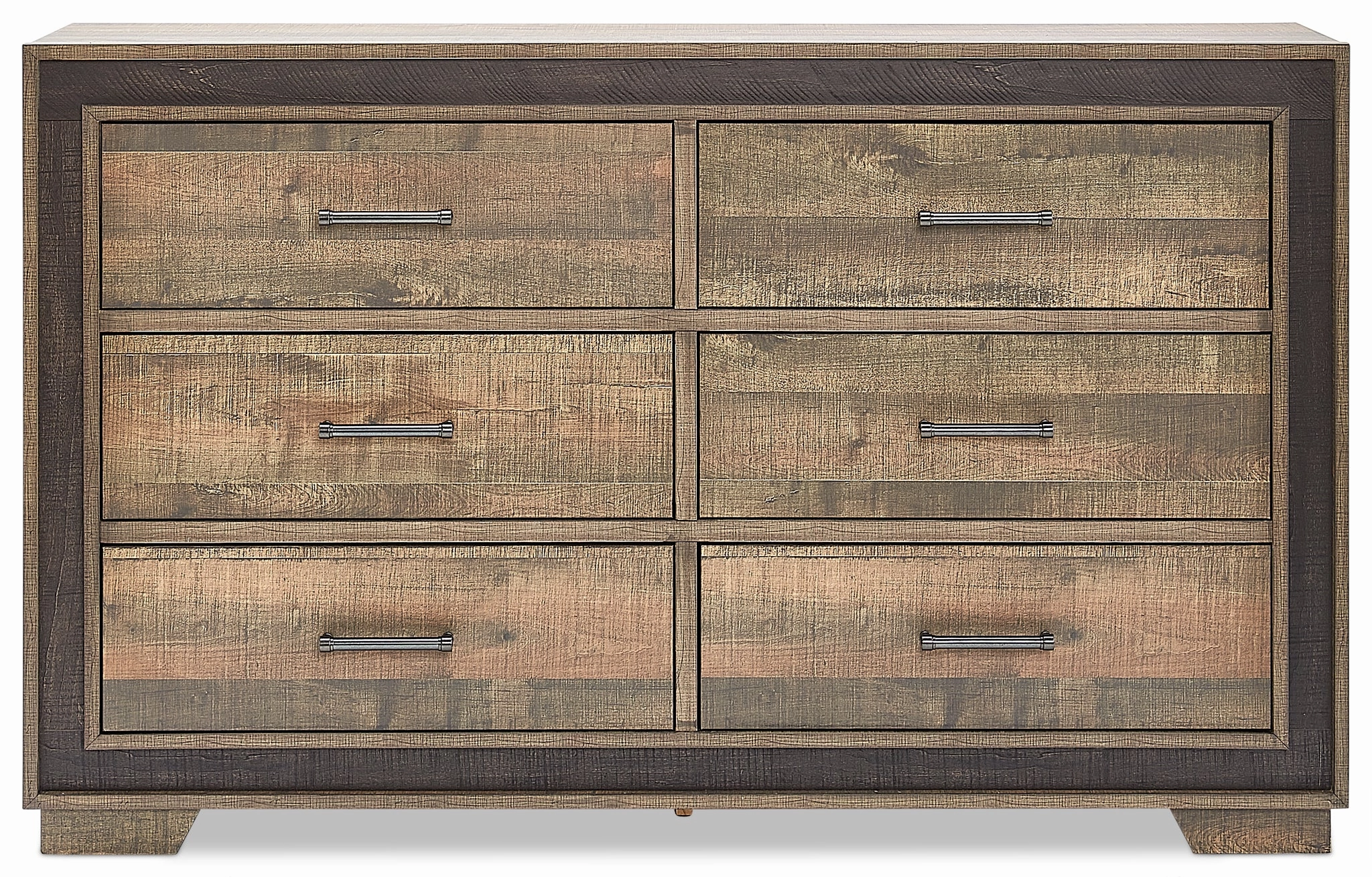 Orlando 6-Piece Queen Bedroom Package - Weathered Brown