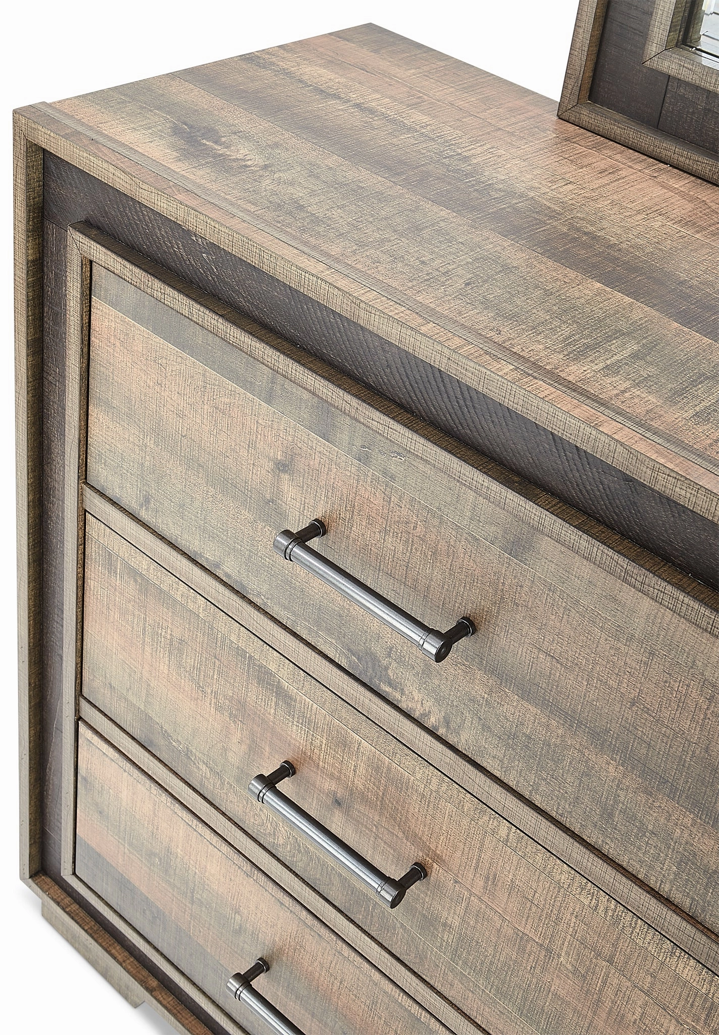 Orlando 6-Piece Queen Bedroom Package - Weathered Brown
