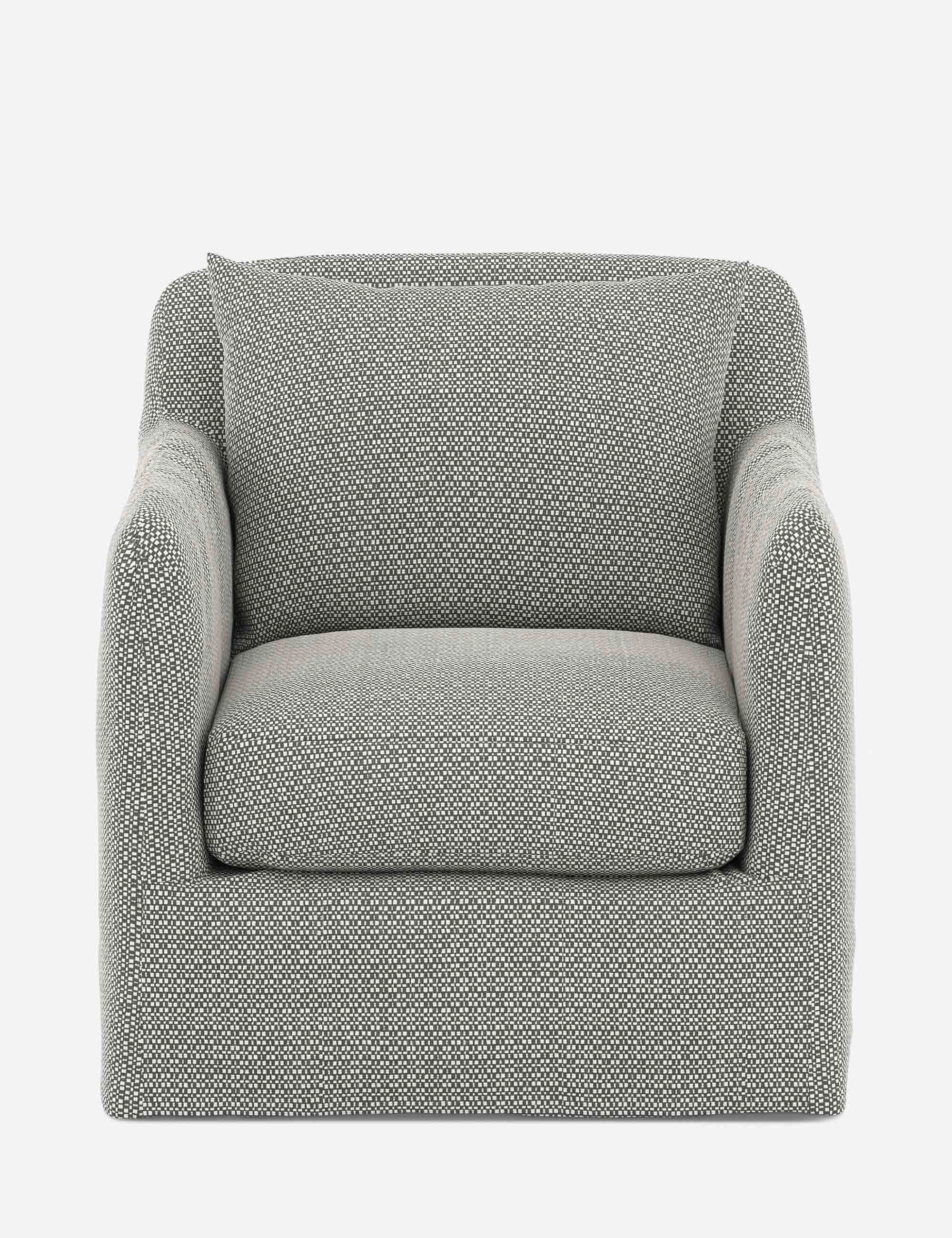 Orlena Outdoor Swivel Chair